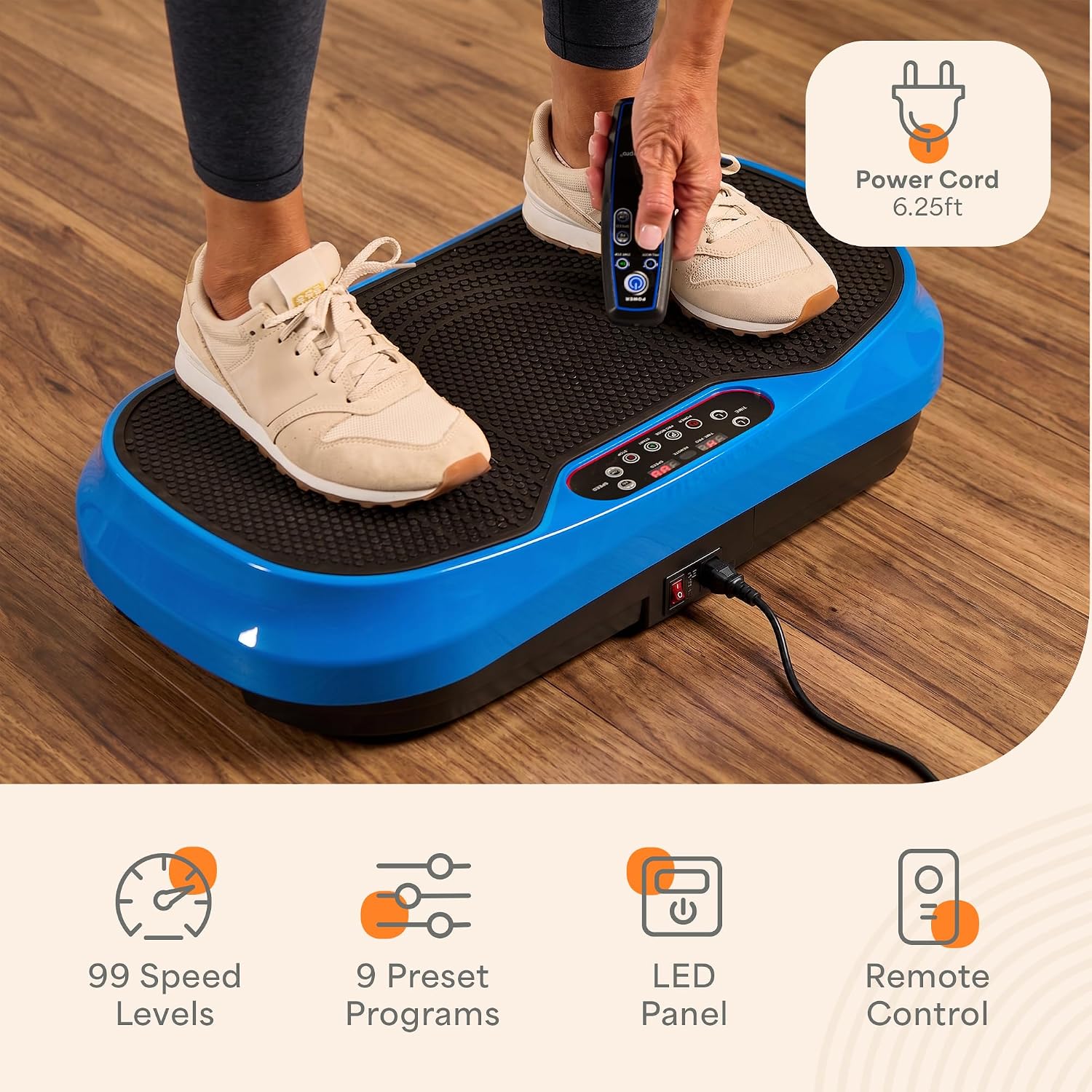 Detalle de Lifepro vibration plate, 200 W