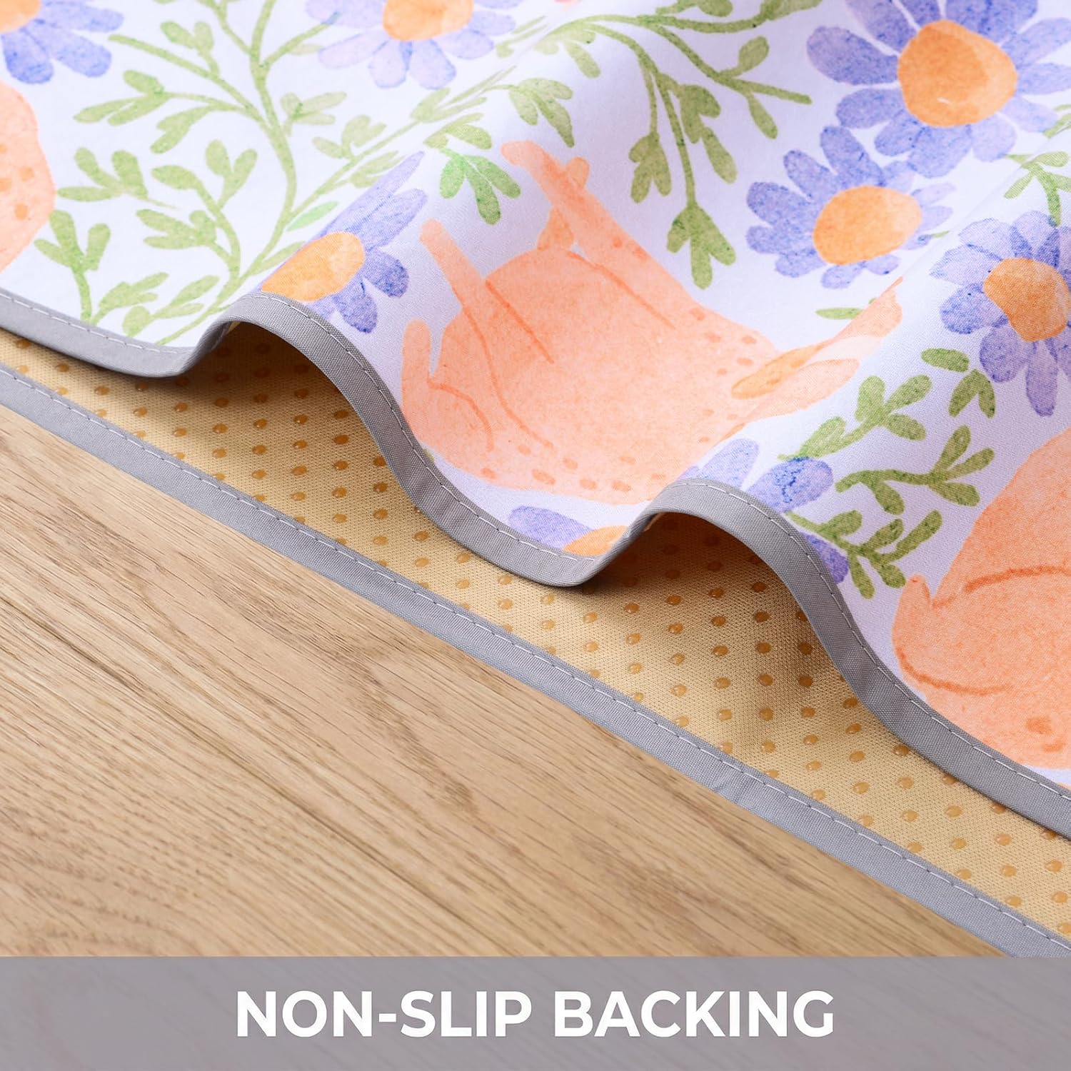 Thumbnail 3 de Splat Mat under high chair floor protector splash mat (51 inch) – waterproof, anti-slip and washable