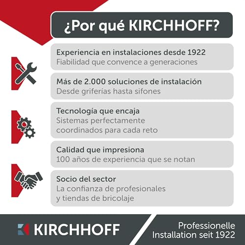 Thumbnail 8 de Kirchhoff 98803828 fregadero con sifón negro 🚰