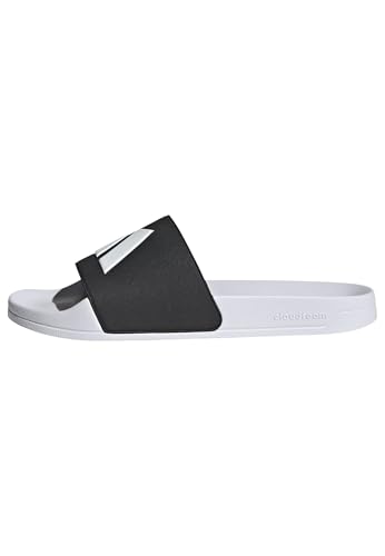Detalle de adidas ADILETTE SHOWER SLIDES Unisex – Cloud White/Core Black/Cloud White, Größe 54 EU