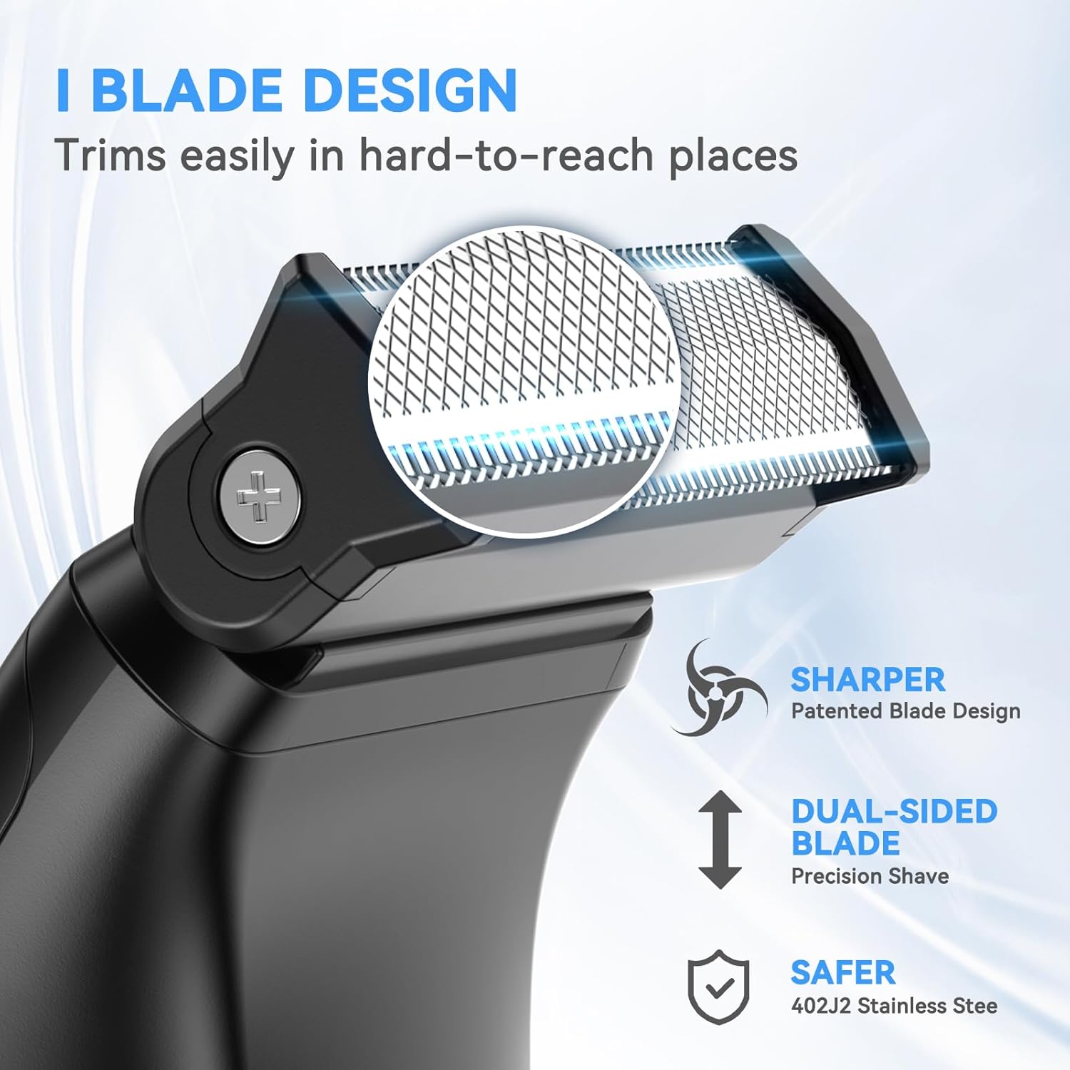 Thumbnail 4 de MAXGROOM 2-in-1 Manscape Body Hair Trimmer for Men (IPX6 Waterproof, 7000RPM, USB-C)