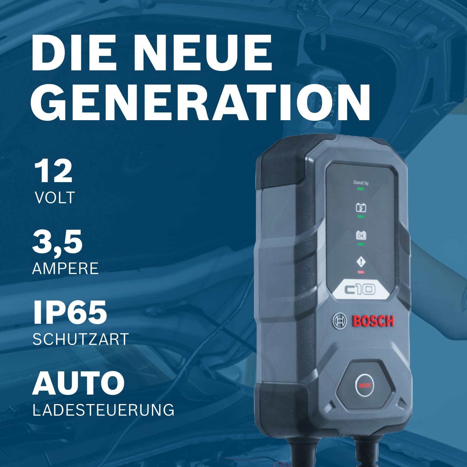 Detalle de Bosch C10 BatterieladegerĂ€t 3,5 A đ