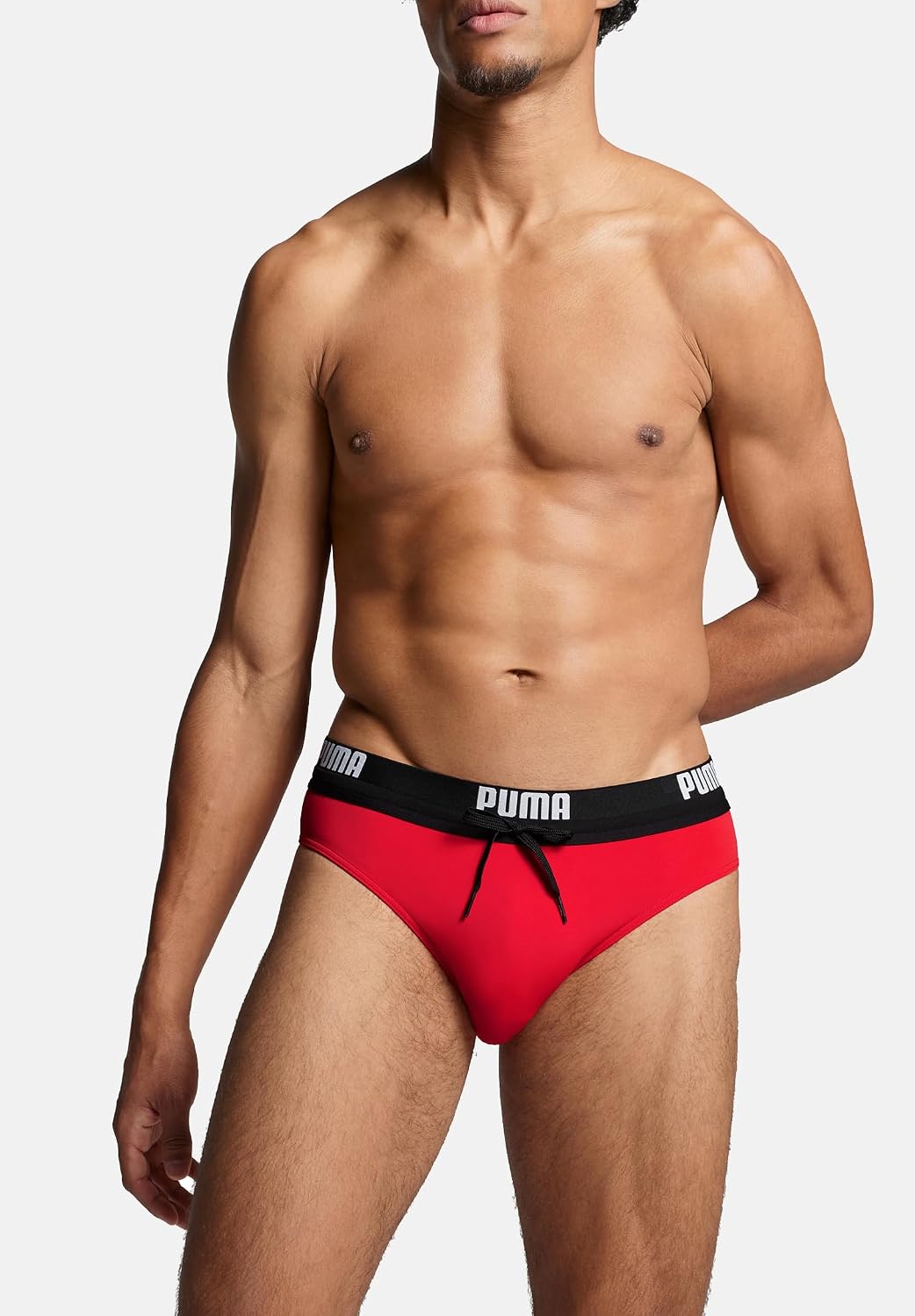 Detalle de PUMA Brief 100000026 Costumi da Bagno Uomo: Comfort sostenibile e stile essenziale