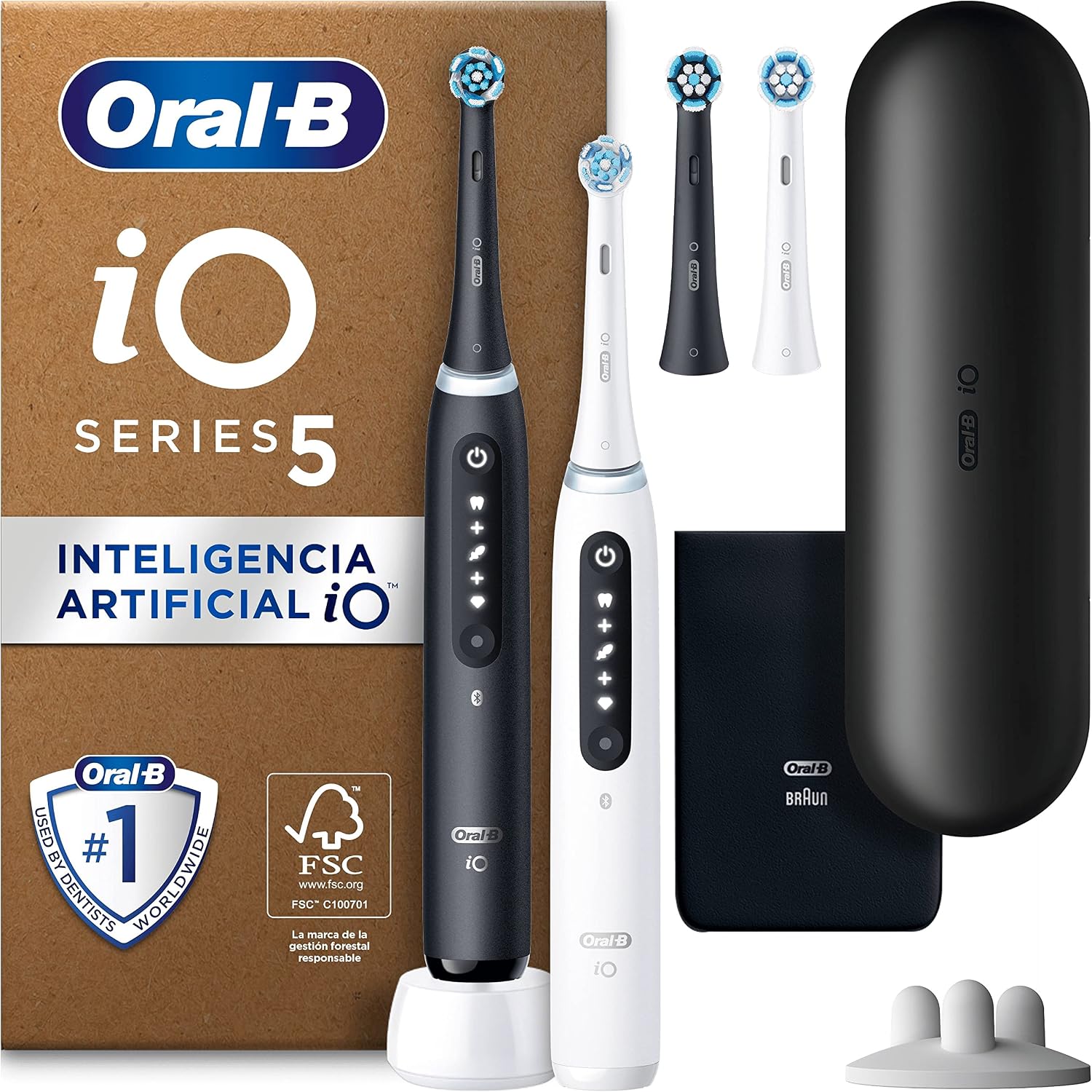 Detalle de Oral-B iO 5N Pack de 2 cepillos eléctricos