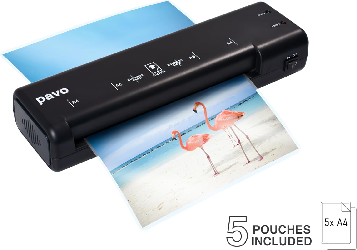 Thumbnail 3 de Pavo Premium plastifieuse A4 avec 5 pochettes de plastification incluses (8038718)