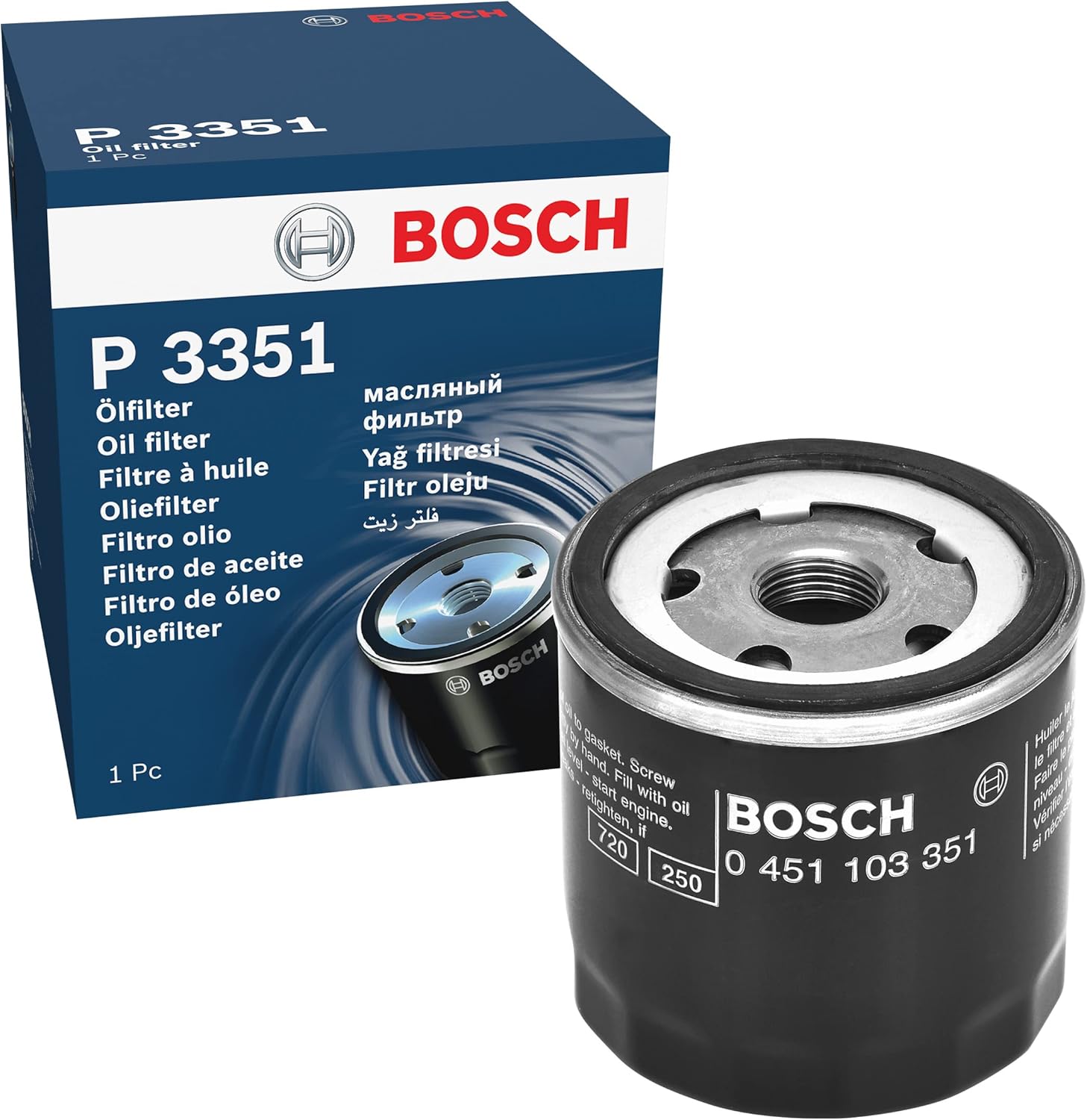 Bosch P3351 Ölfilter Auto – Zuverlässiger Ersatzfilter für hochwertige Schmierung