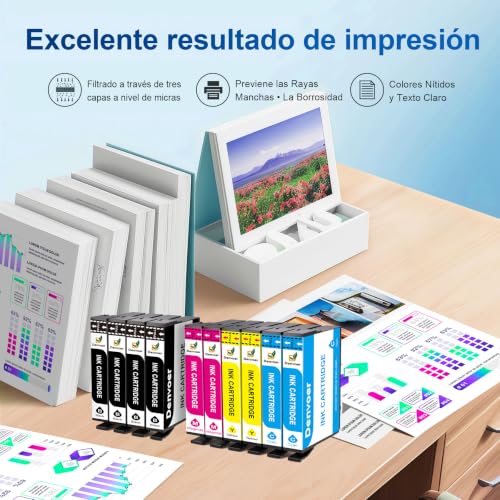 Thumbnail 3 de Denvoer Cartucho de Tinta 604XL Compatible para Epson XP-2200/XP-3200 | Pack 10