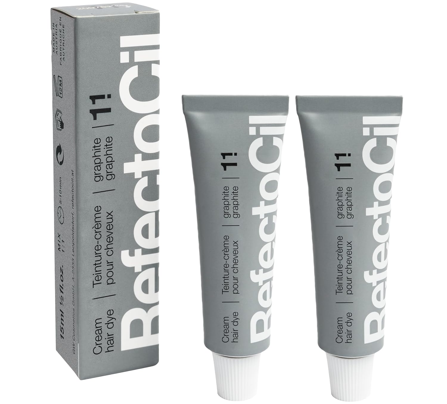 Detalle 2 de RefectoCil Cream Hair Dye 2-Pack hair dye 🎨