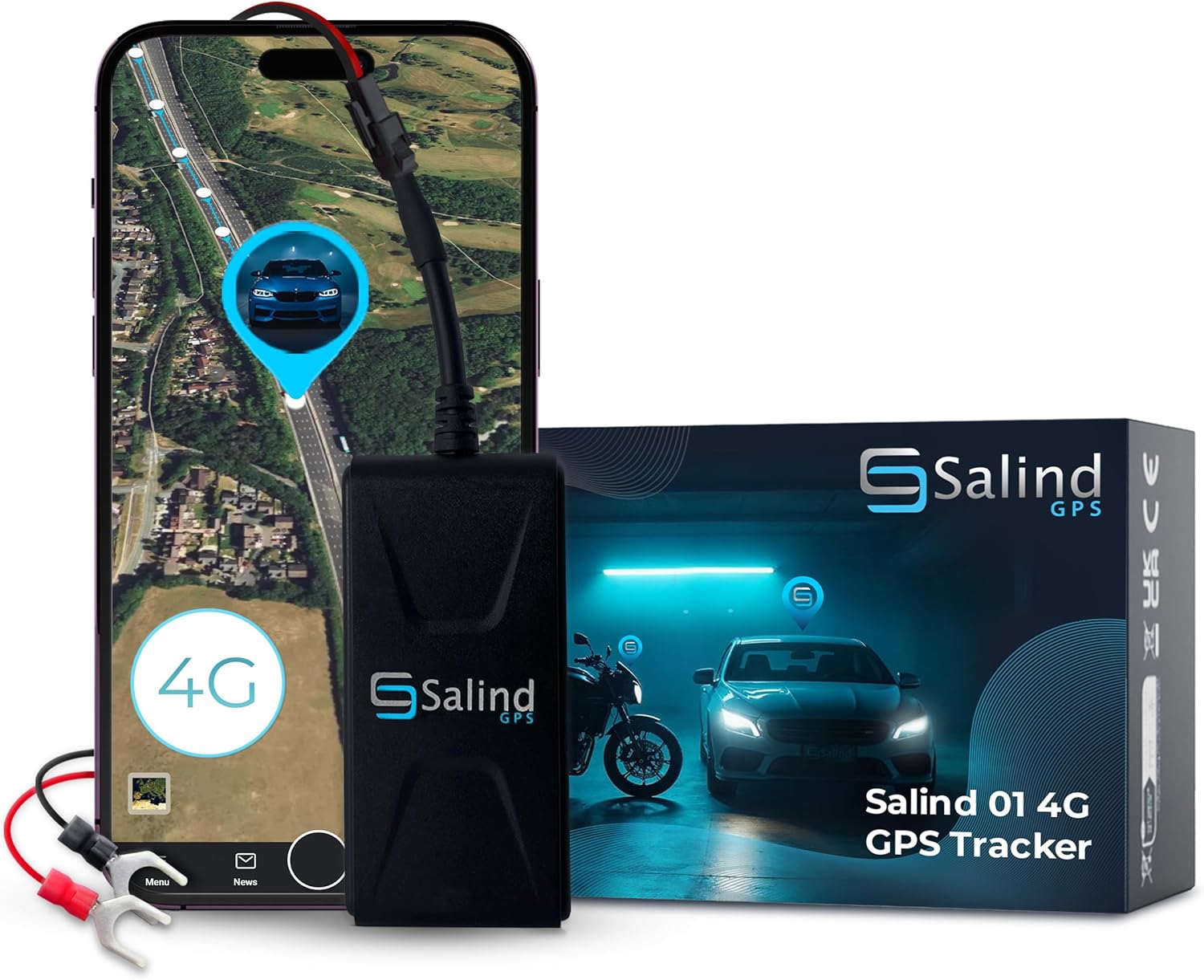 Detalle de Salind GPS 01 4G – Traceur GPS discret et polyvalent pour tous véhicules