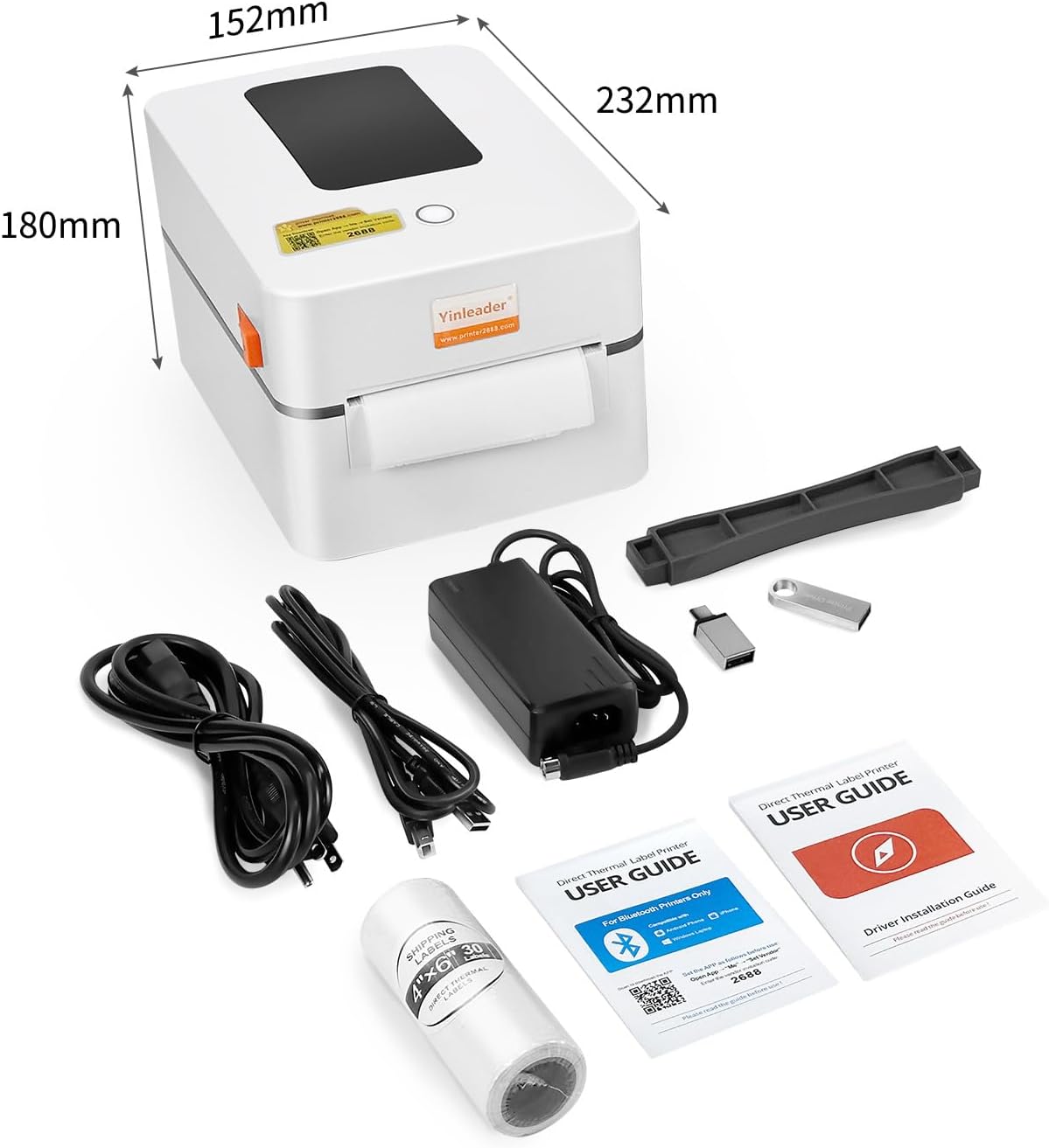 Thumbnail 5 de Yinleader Thermal 4x6 label printer 📦