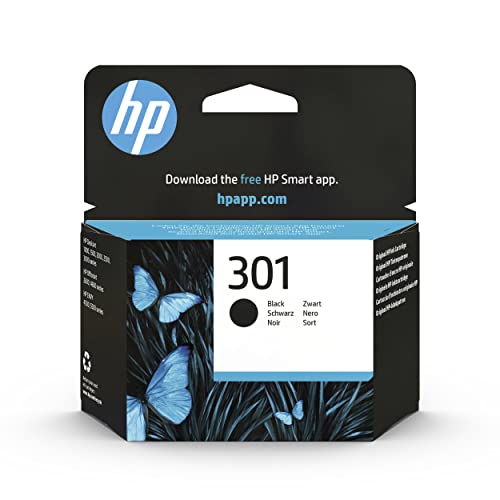 Detalle de HP 301 Schwarz Original Druckerpatrone – Zuverlässige Tintenversorgung für HP Drucker
