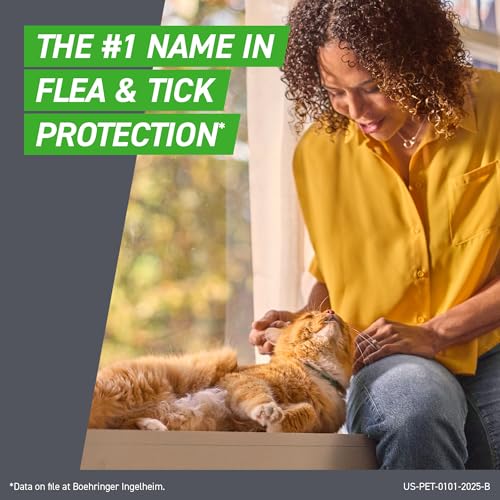 Detalle de Frontline Plus Flea & Tick Spot Treatment for Cat & Kitten (Green) - 3 Count