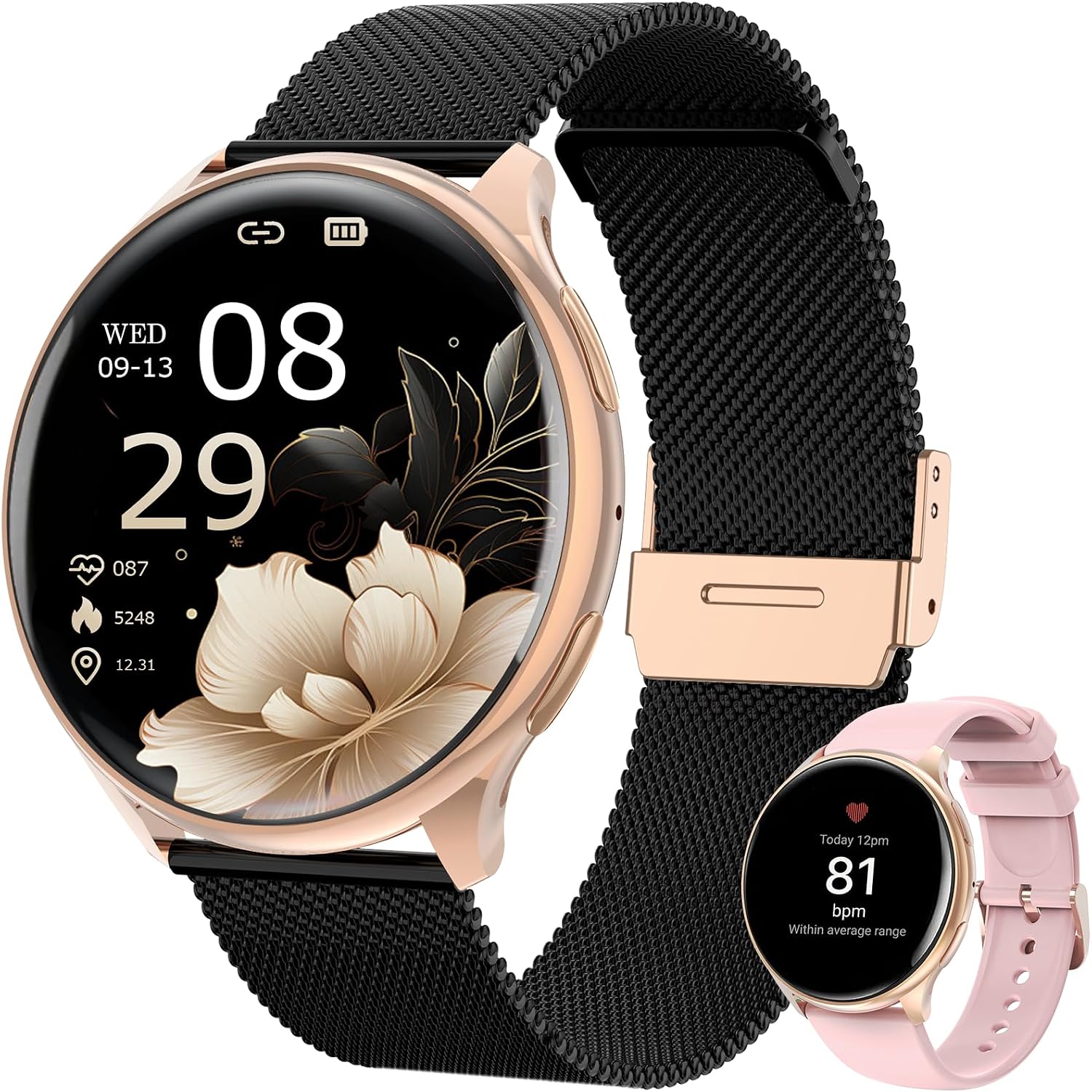 SLOKSFil Reloj Inteligente Mujer 1,39"