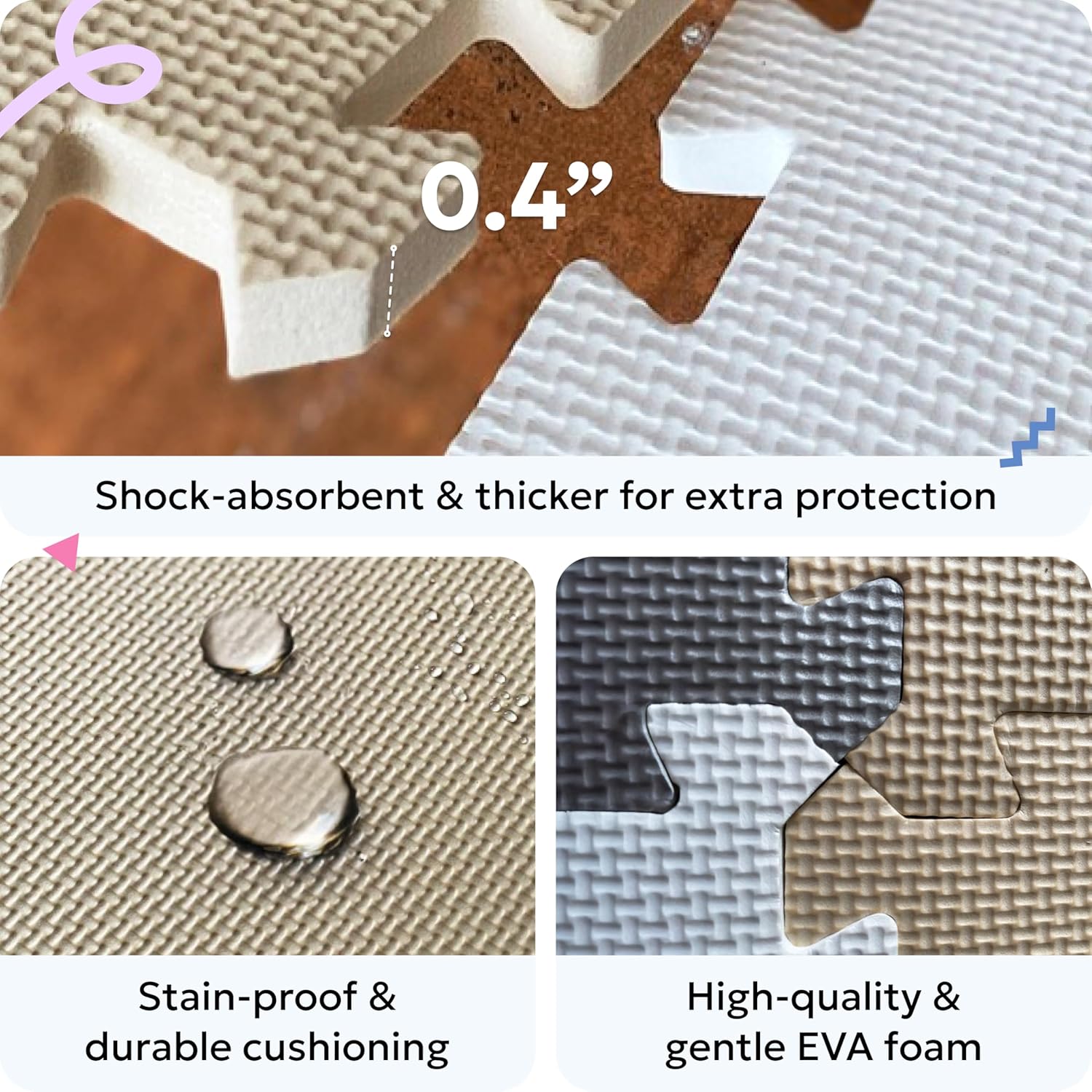 Thumbnail 4 de MioTetto Baby Play Mat 12.4 in tiles
