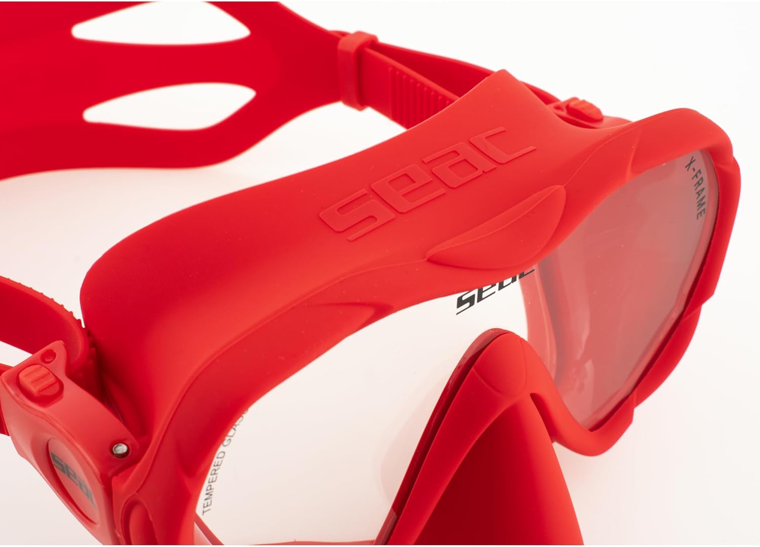 Thumbnail 4 de SEAC X-Frame masque de plongée sans cerclage en silicone, mono-hublot et verre trempé (fabriqué en Italie)