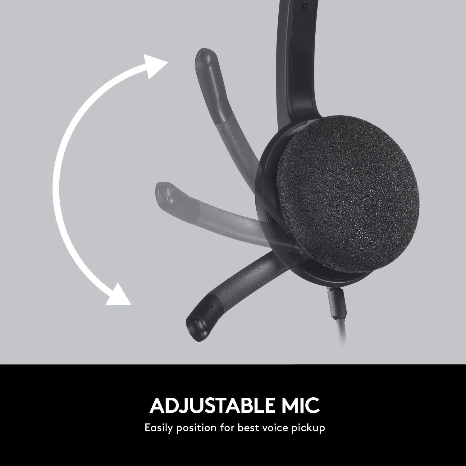 Thumbnail 4 de Logitech H340 stereo USB headset with mic