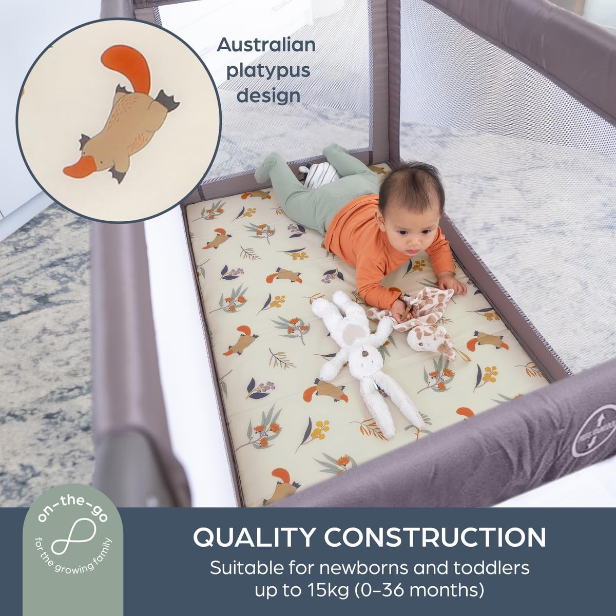 Thumbnail 2 de Dreambaby Quest Travel Cot 120x60