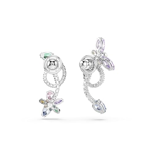 Thumbnail 3 de Swarovski x Ariana Grande Orecchini pendenti con orecchino jacket – Libellula e fiore, multicolore