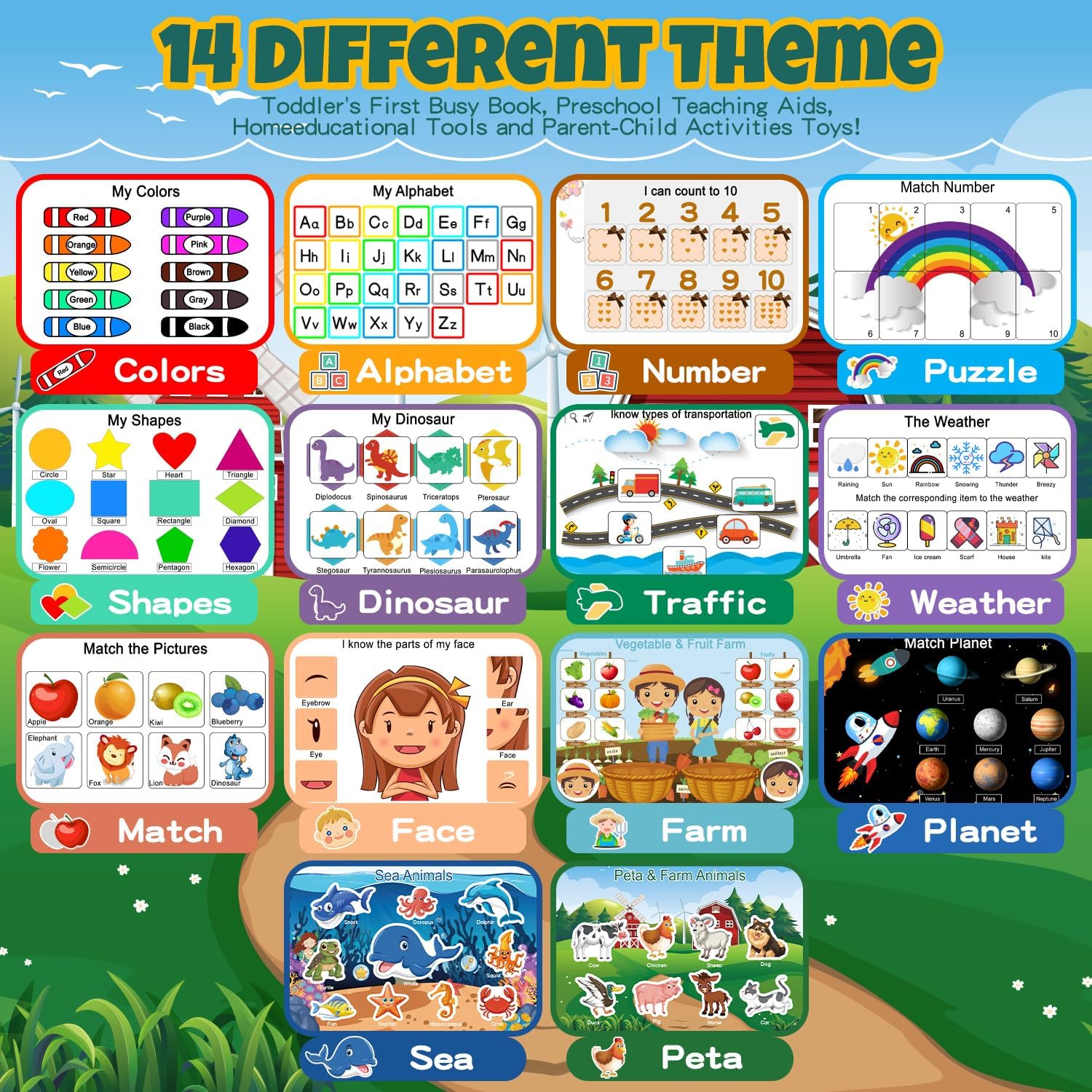 Thumbnail 1 de Busy Book for Toddlers 3-6