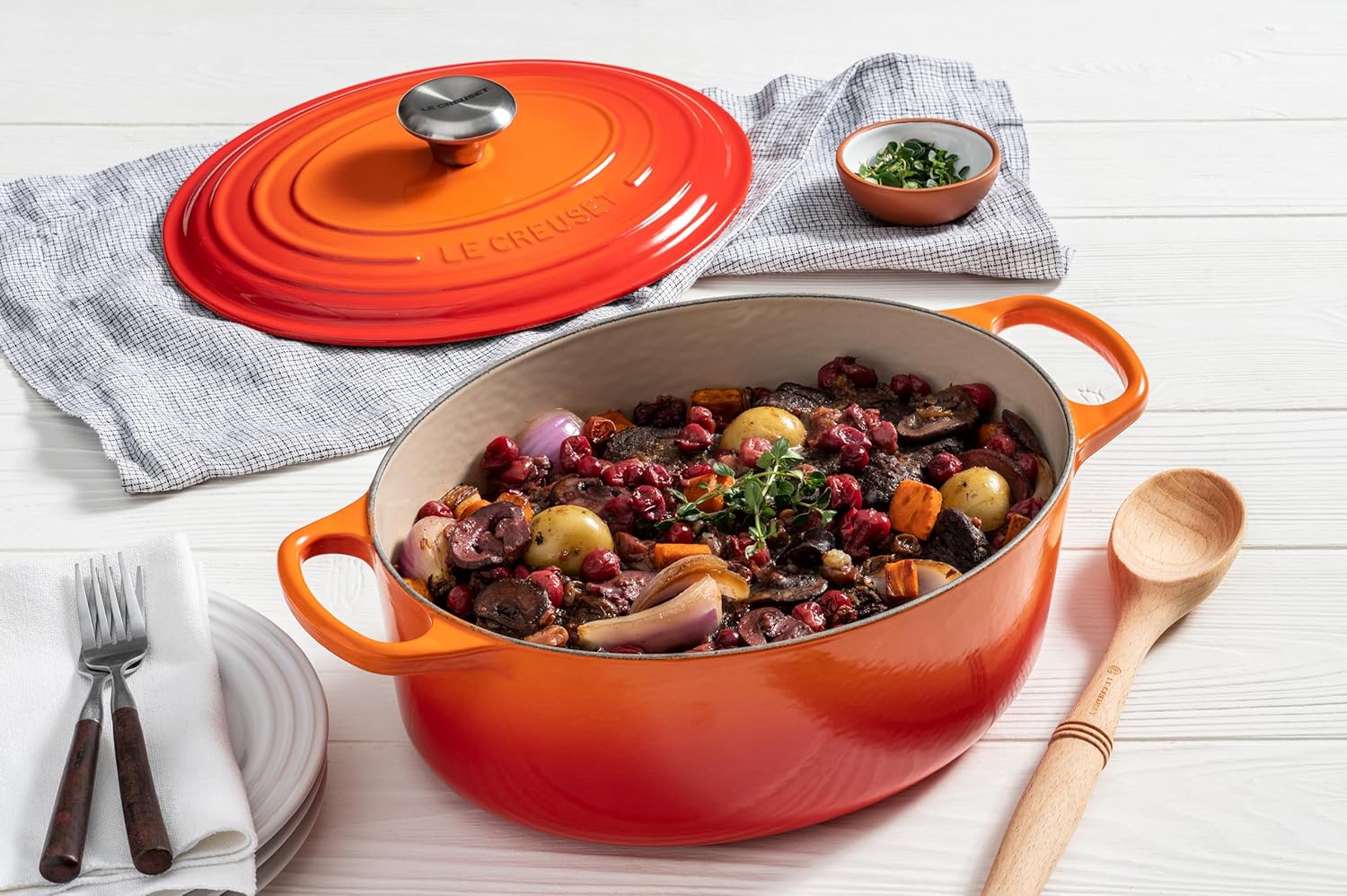 Thumbnail 4 de Le Creuset Signature Gusseisen-Bräter Ø 31 cm
