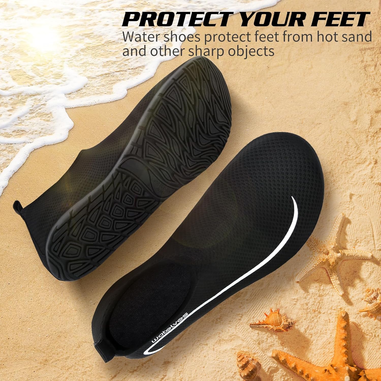 Thumbnail 2 de Swim Water Shoes Aqua Socks Barefoot for Sea Beach Swimming – Unisex