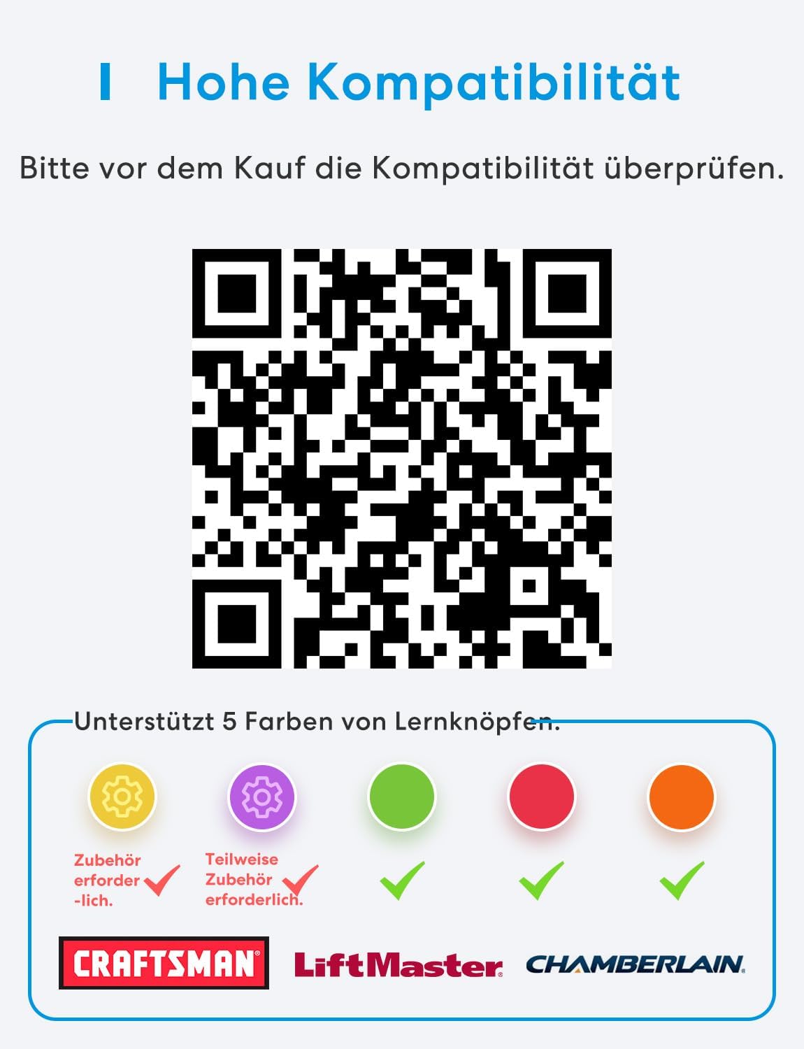 Detalle 2 de Meross Smart Garagentoröffner Fernbedienung (WLAN) – kompatibel mit Alexa, Google und SmartThings