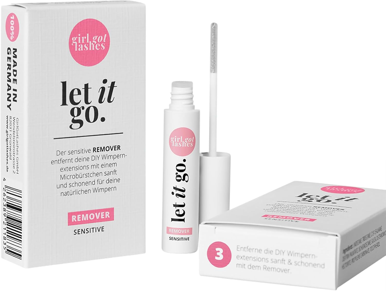 Detalle de GirlGotLashes let it go Remover per ciglia sensibile