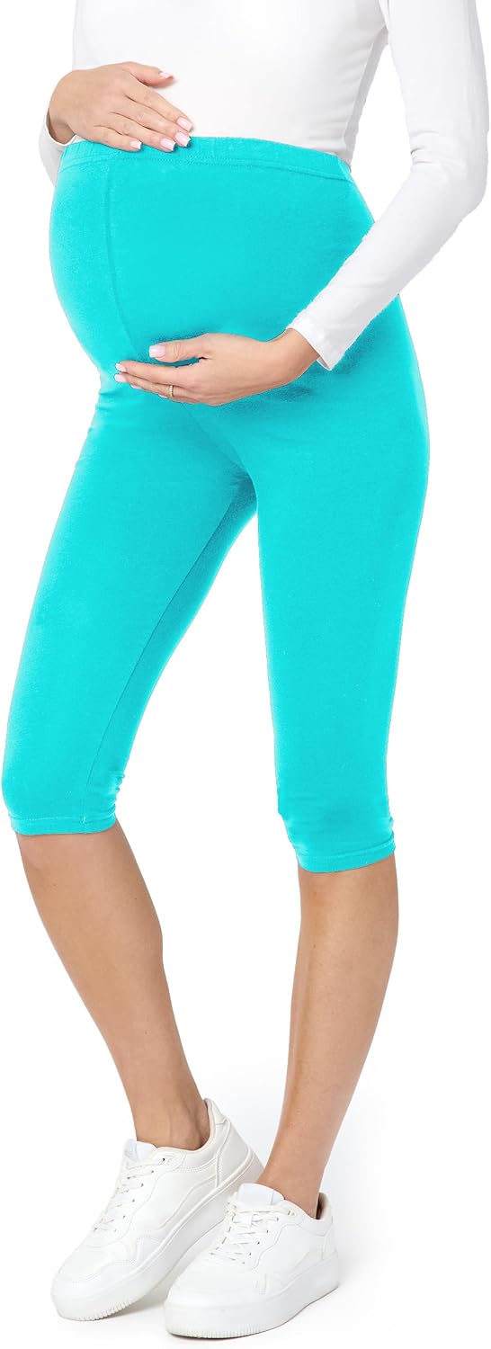 Thumbnail 6 de Be Mammy 3/4 Umstandsleggings Kurz aus Baumwolle – blickdichte Umstandshose