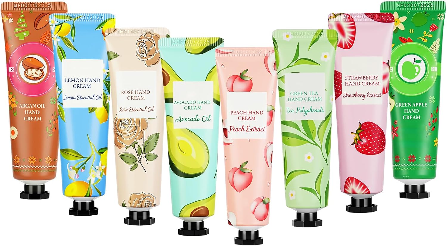 Detalle de AYBUY Mini Crema Mani Idratante – set da 24 x 30 ml, riparatrice per mani secche e screpolate