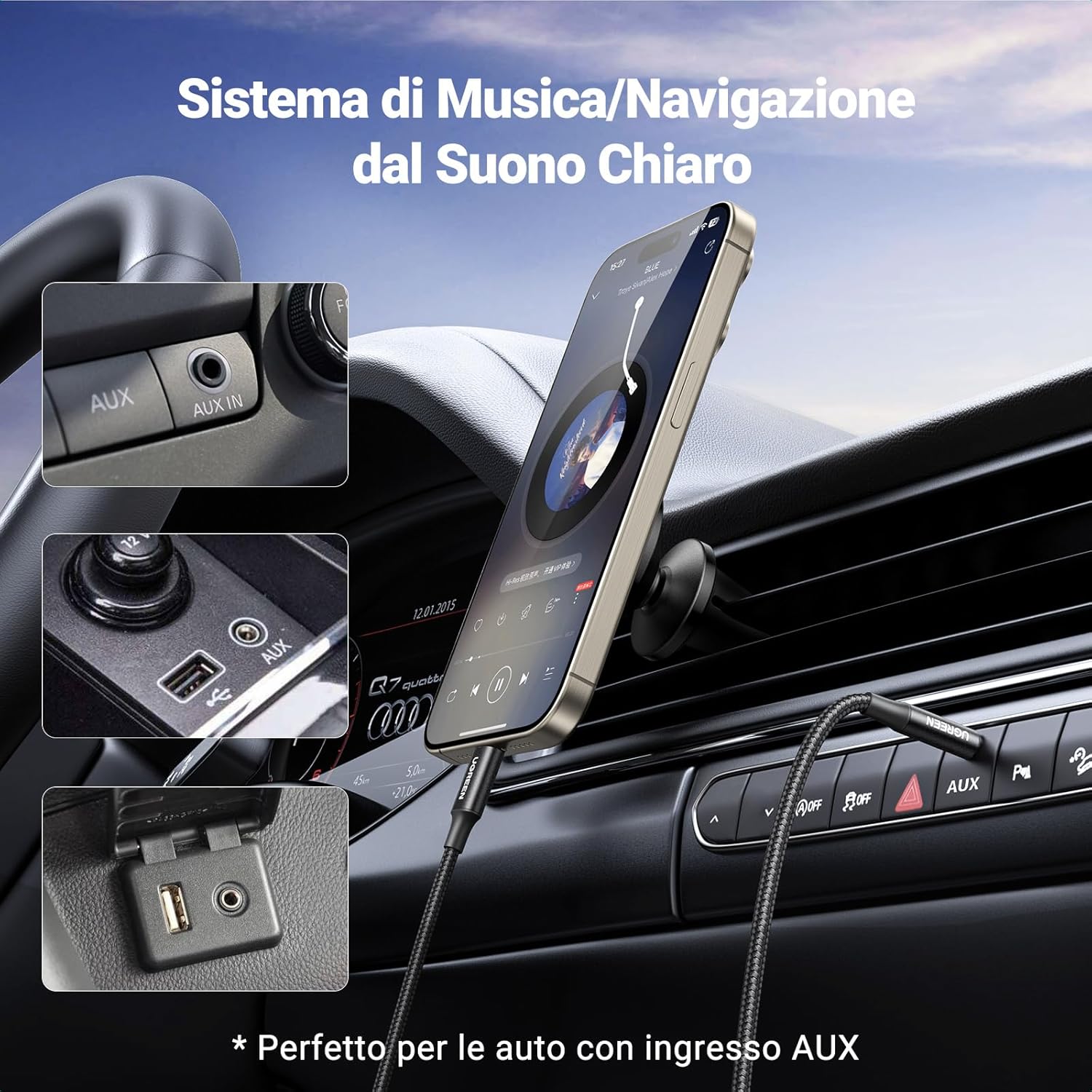 Thumbnail 4 de UGREEN Cavo USB-C a jack 3,5 mm con DAC 1 m