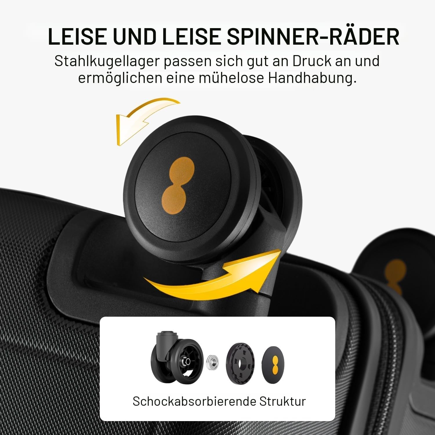 Detalle de LEVEL8 Koffer Trolley Handgepäck 54,5 cm