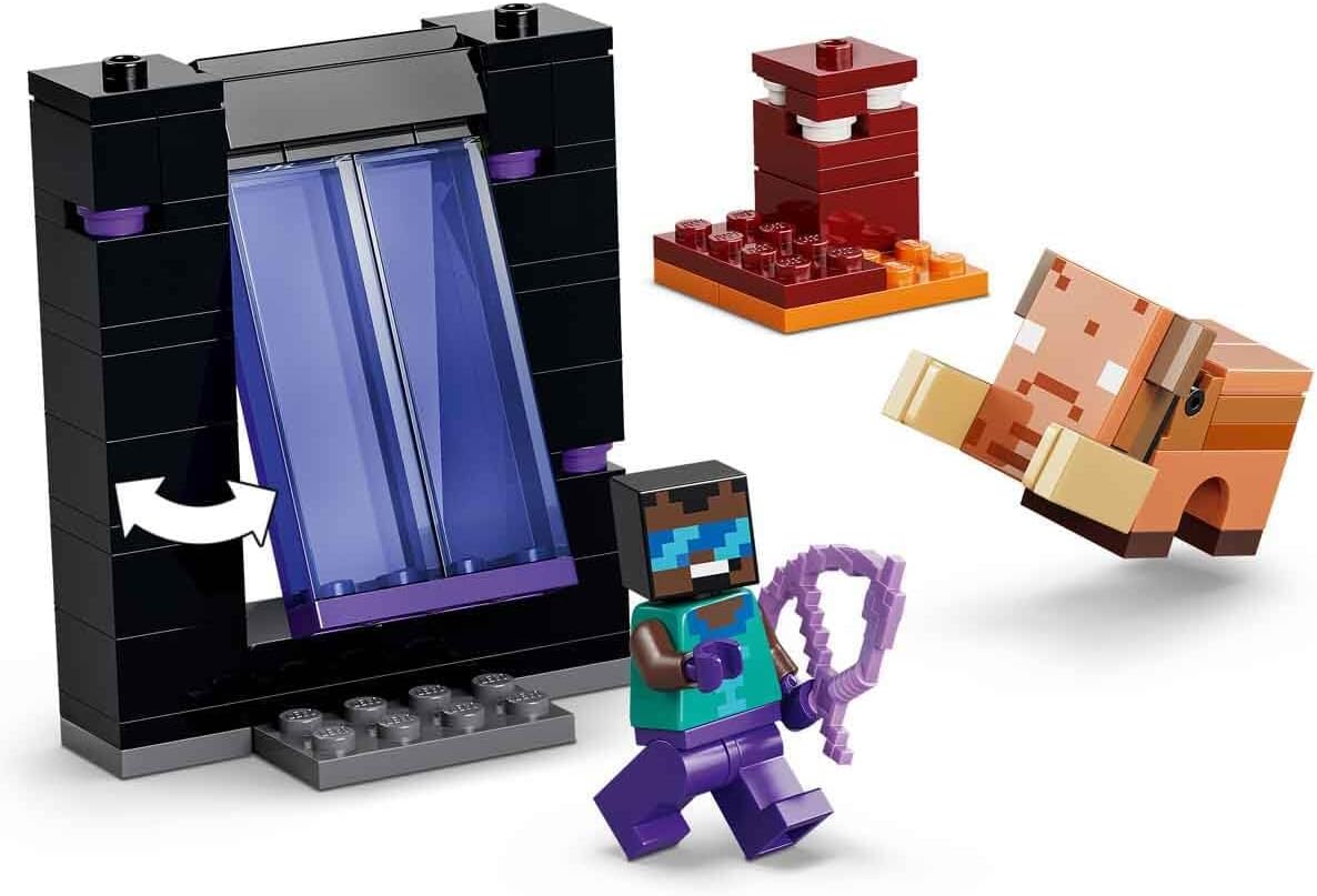 Thumbnail 3 de LEGO Minecraft 21584 portal journey set