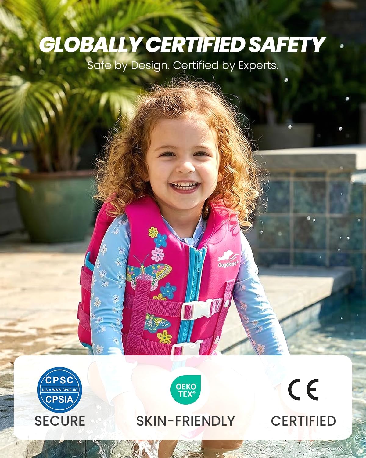 Detalle 2 de Gogokids Schwimmweste 15-35 kg Kinder