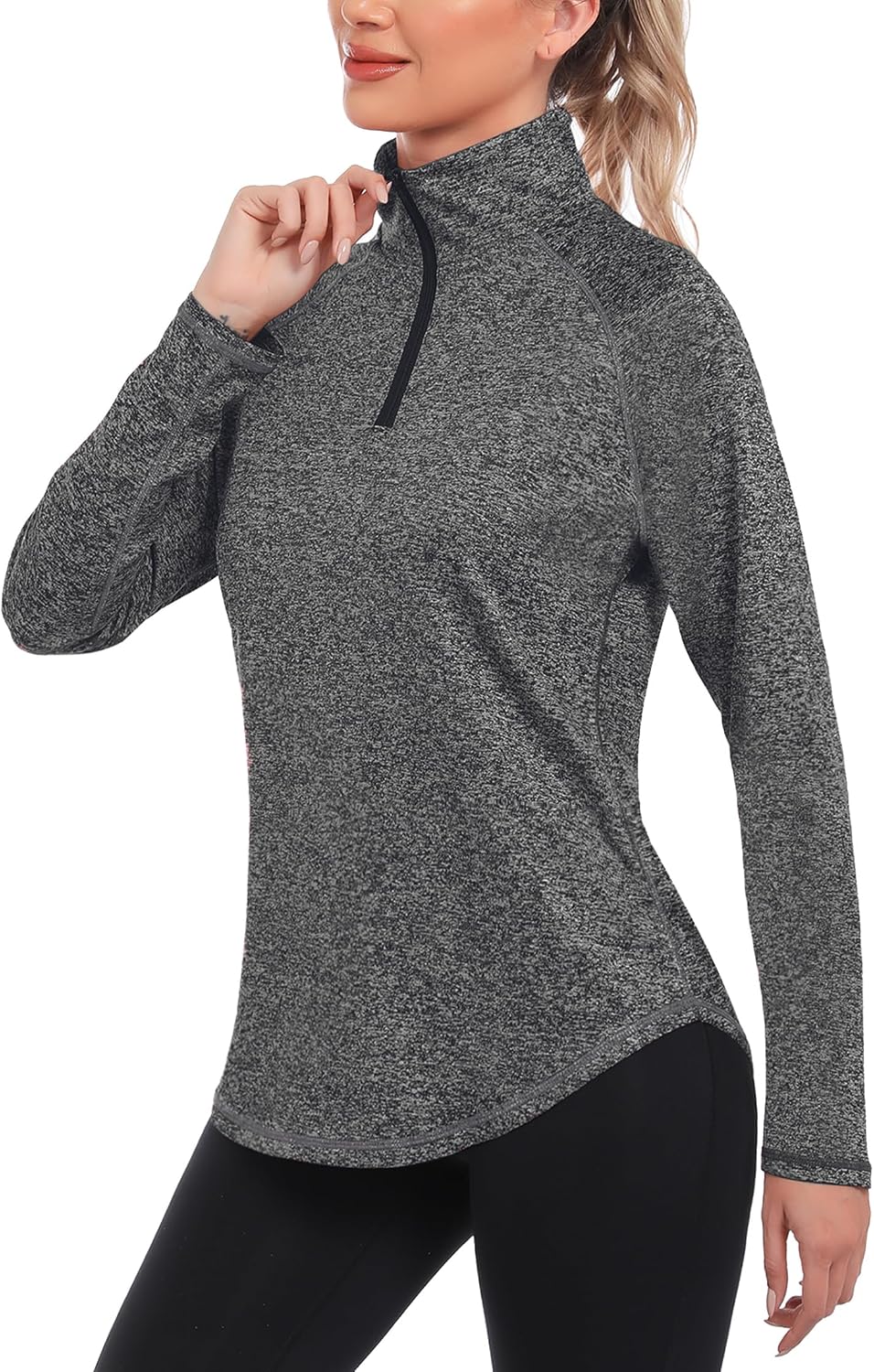 Detalle de iClosam Long Sleeve Zip Polo