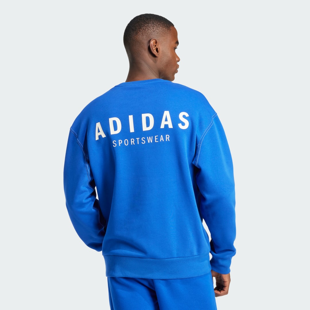 Thumbnail 1 de Adidas ALL SZN Fleece Graphic Azul