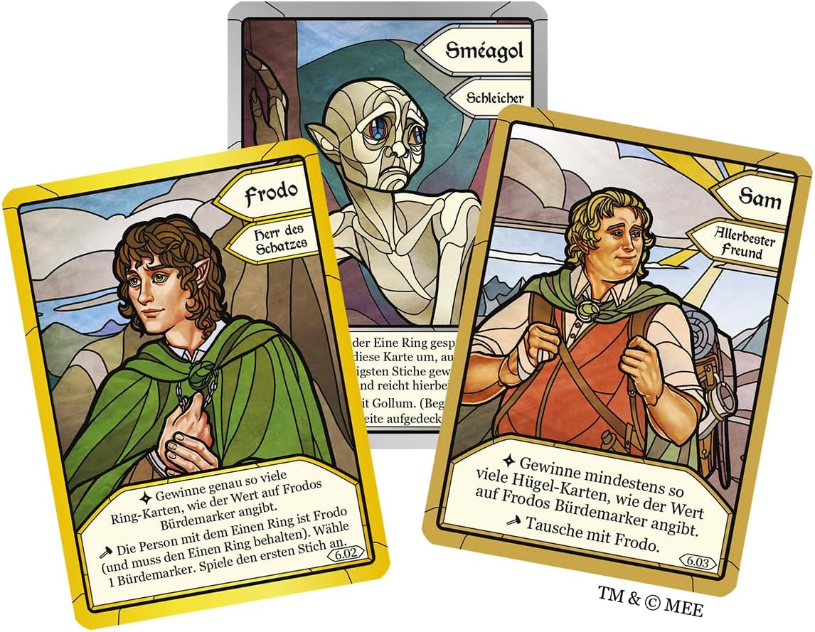Detalle 2 de Der Herr der Ringe: Die Zwei Türme – Das Stichspiel (Kooperatives Kartenspiel, 1–4 Spieler, ab 10 Jahren)