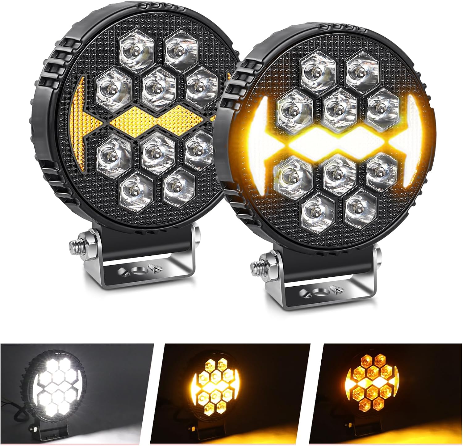 Detalle de CO LIGHT 4 inch LED Work Light 2-pack