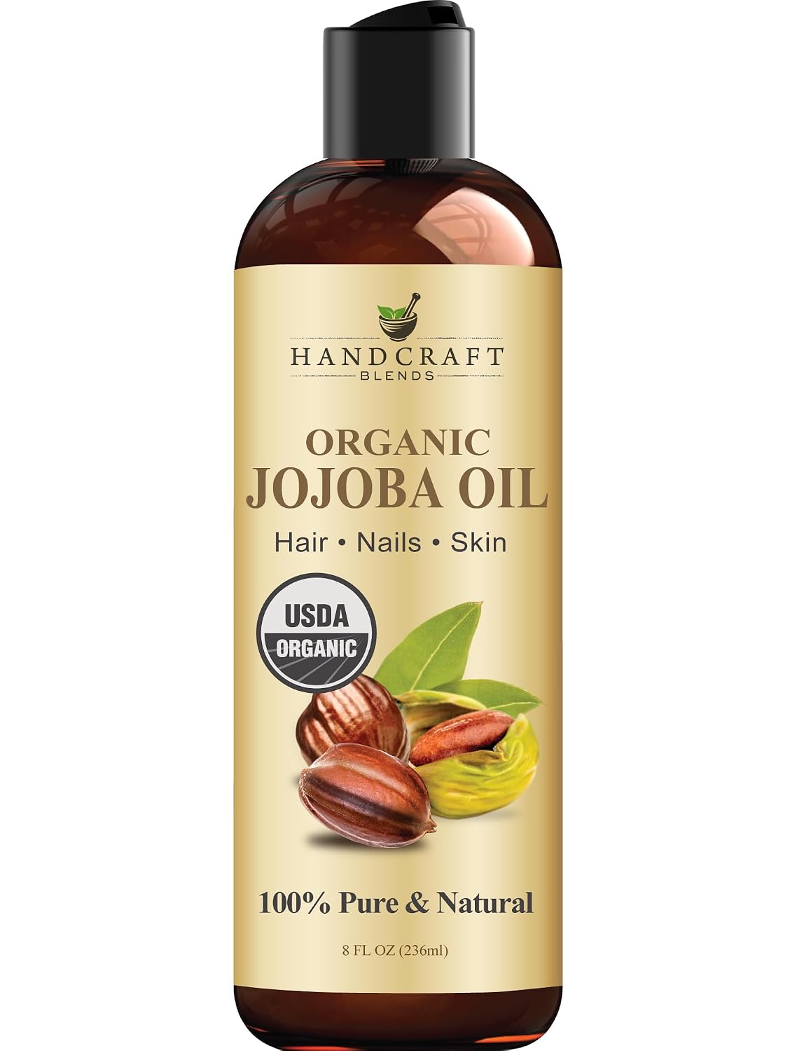 Detalle de Handcraft Blends Jojoba Oil, 8 Fl Oz ⚙