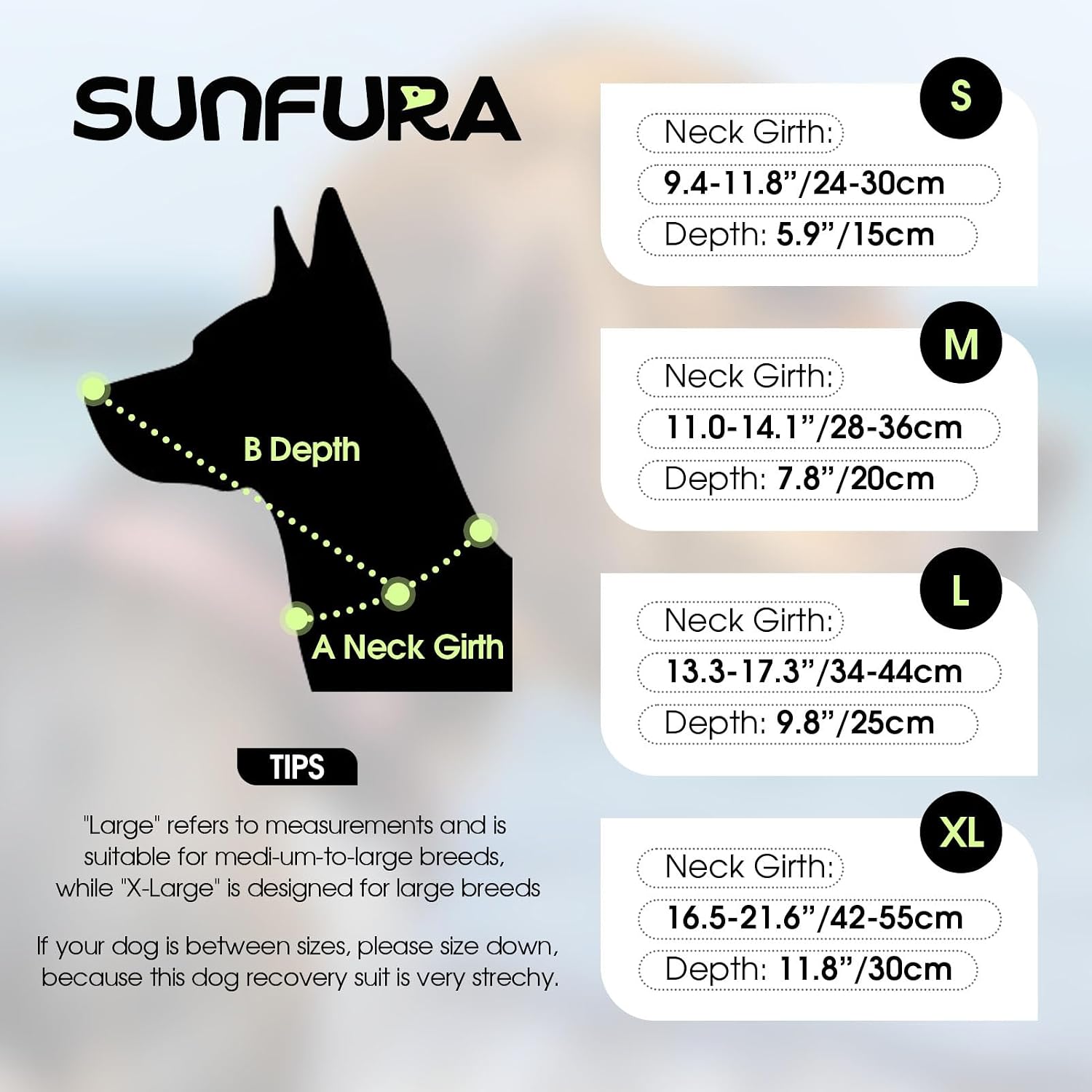 Detalle de SUNFURA Soft Dog Cone XL