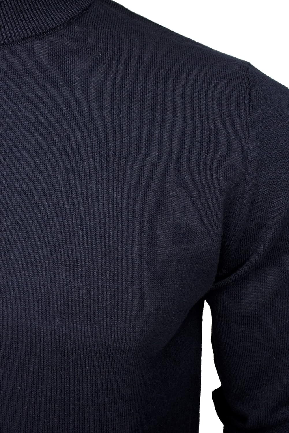 Thumbnail 1 de Xact Men’s Pure Cotton Mock Neck Turtleneck Jumper – soft, breathable high-neck knit