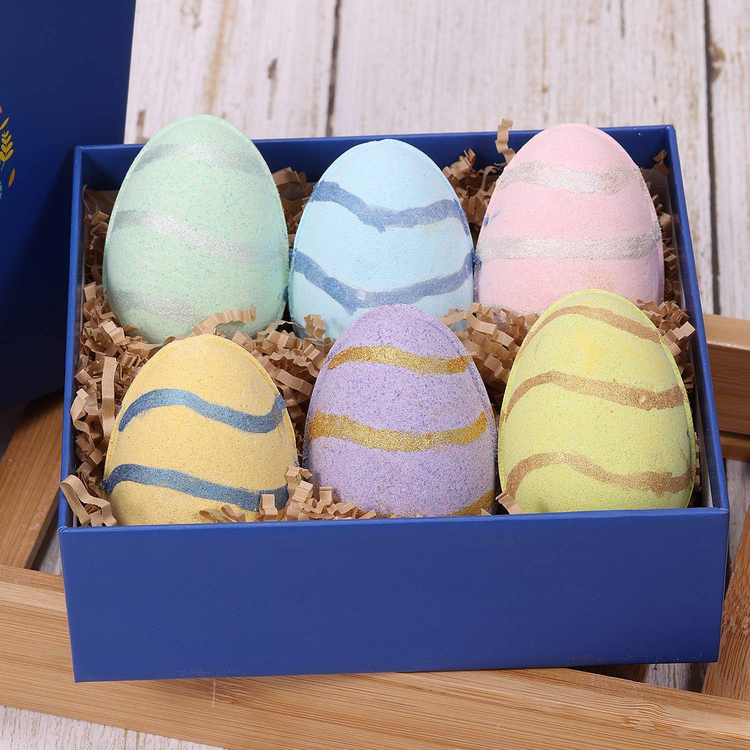 Detalle 2 de BODY & EARTH Badebomben Geschenkset 6er