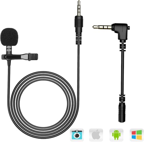 Thumbnail 8 de AGPTEK Microphone Cravate 3,5 mm – Condensateur Omnidirectionnel, léger et Plug & Play