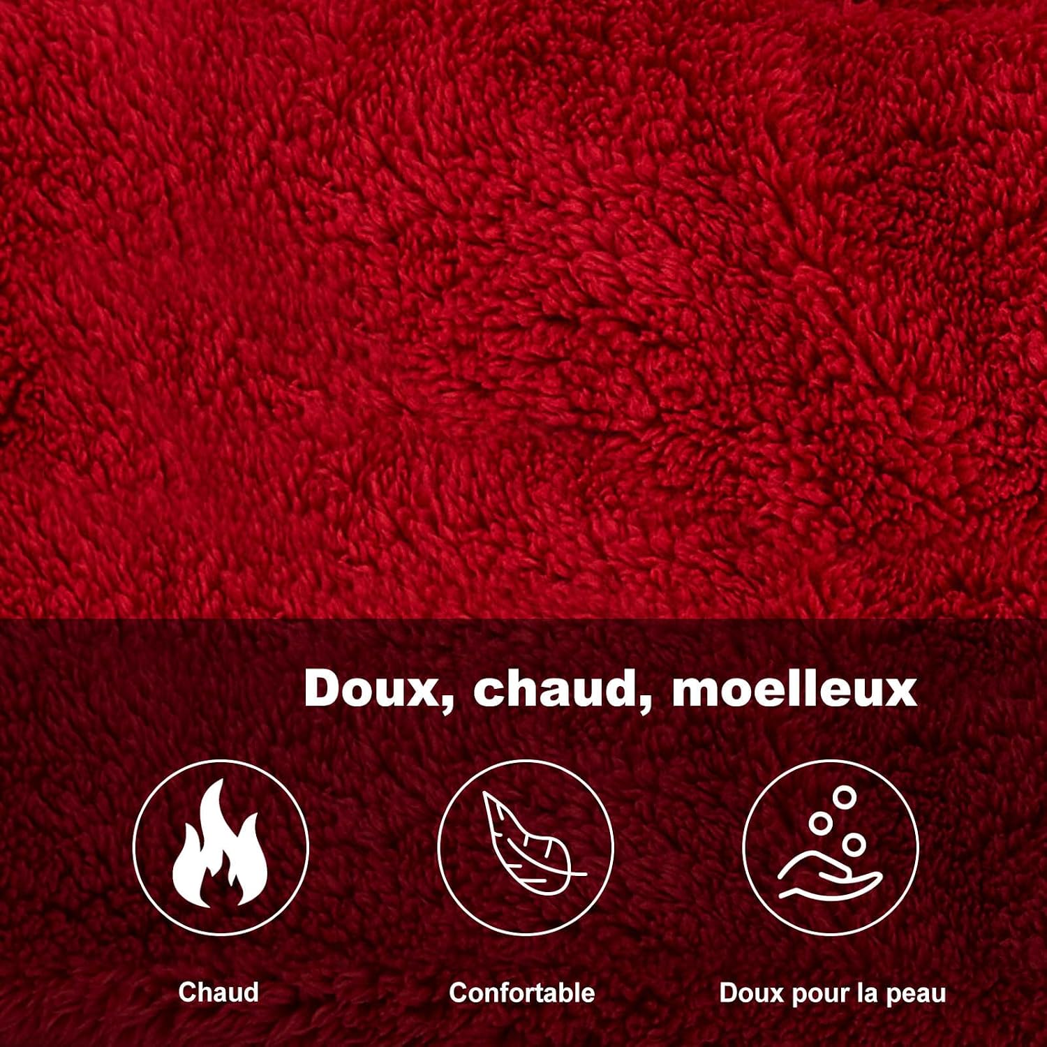 Thumbnail 4 de PUTUO peignoir long homme à capuche en polaire pilou-pilou (L à XXL)