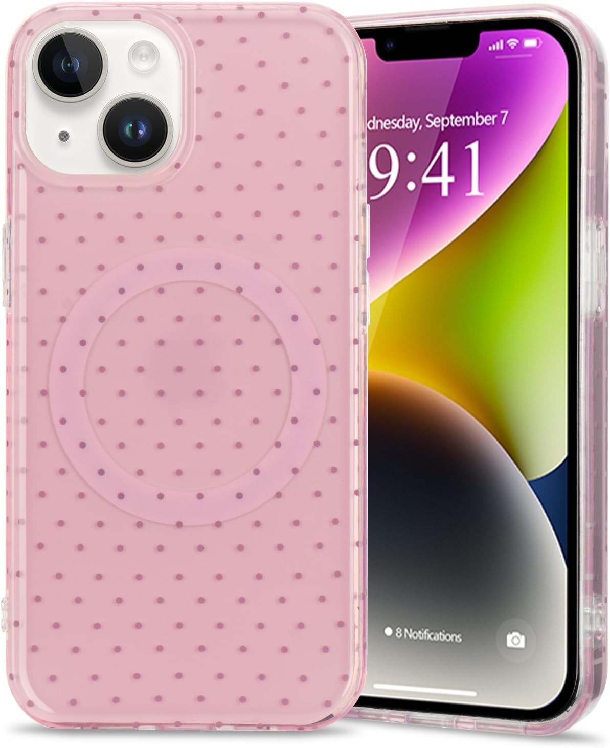 Detalle de Urarssa Magnetic Phone Case for iPhone 15