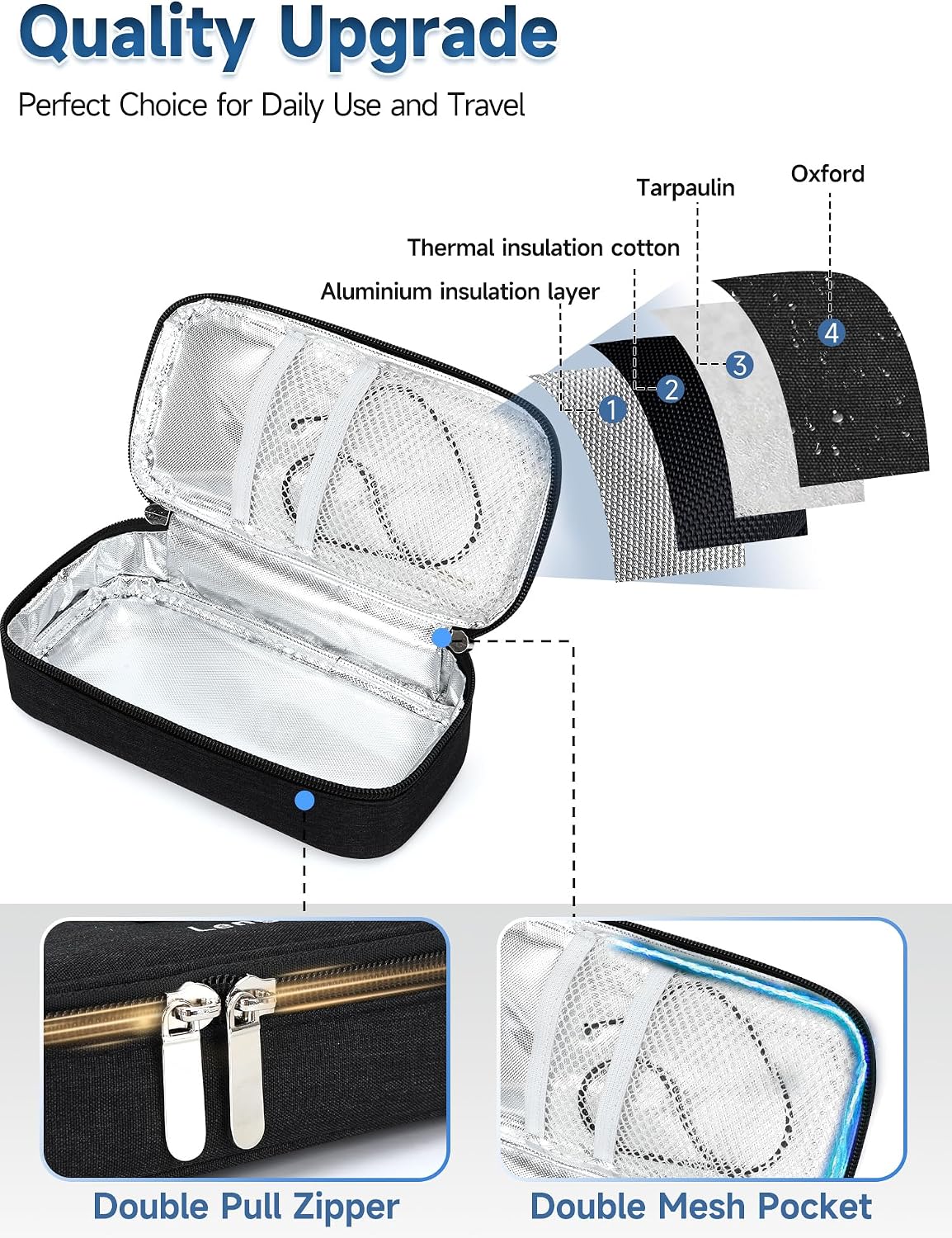 Thumbnail 6 de YOUSHARES Insulin & Peptide Cooler Travel Case for Pen & Vials