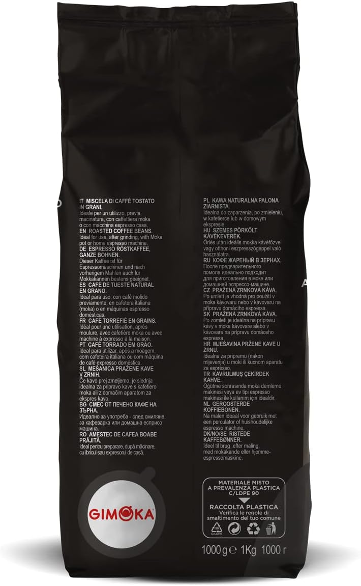 Detalle de Gimoka Miscela Aroma Classico – Caffè in grani 1 kg