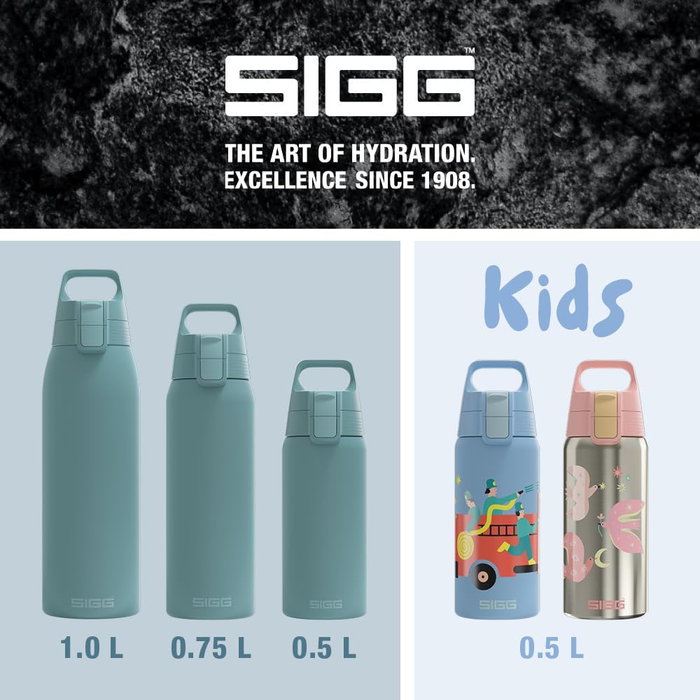 Thumbnail 5 de Sigg Shield Therm One Isolierte Trinkflasche – 0,5–1,0 L, auslaufsicher, spülmaschinenfest