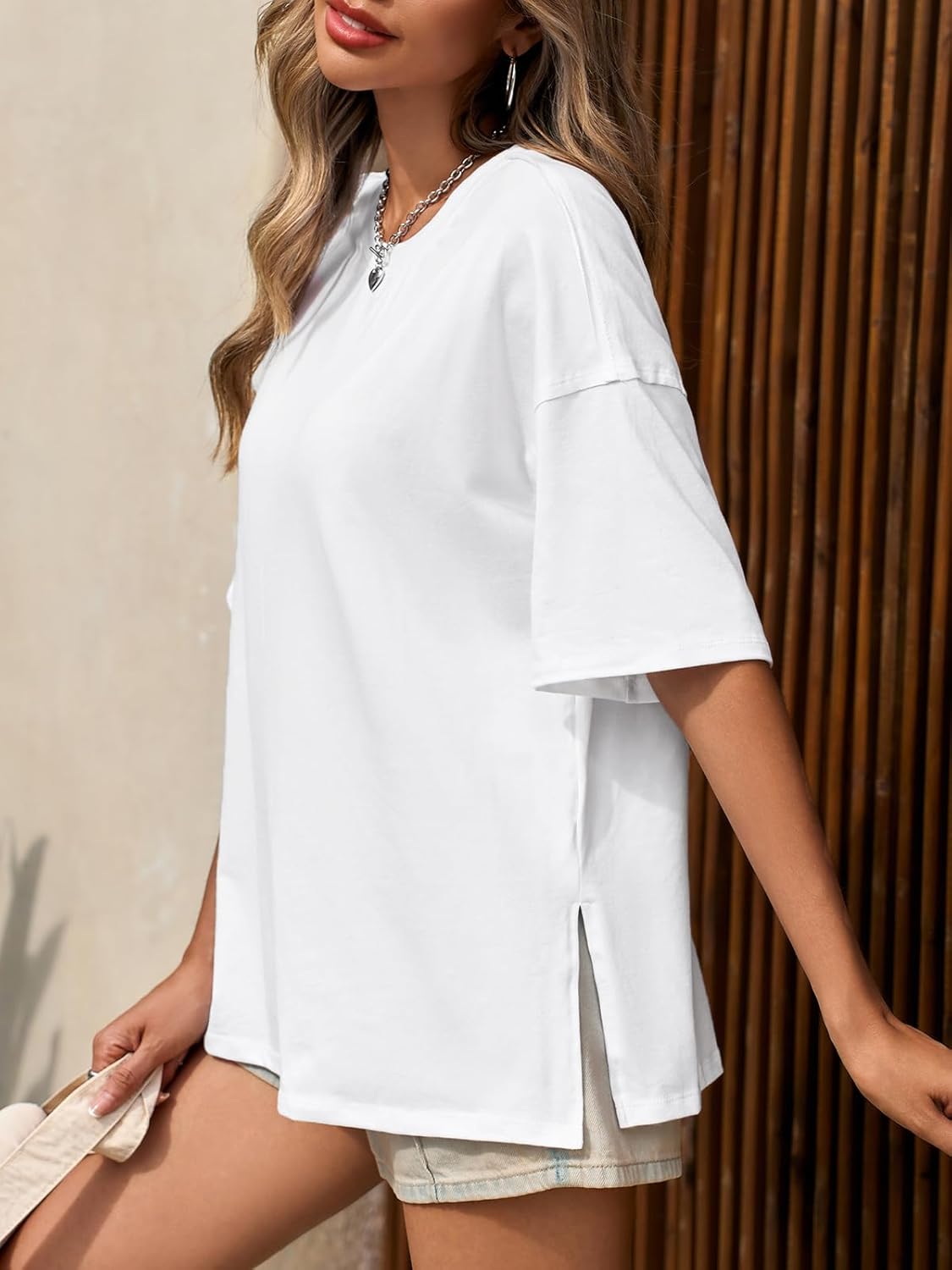 Thumbnail 2 de Tankaneo Womens Oversized Tshirts Loose Fit