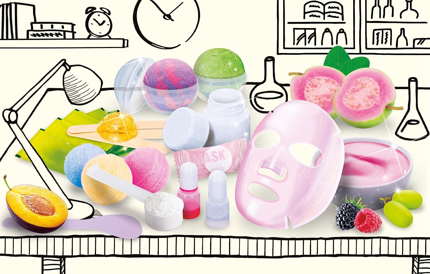 Detalle de Lisciani Giochi – I'm a Genius Laboratorio di routine di bellezza: kit creativo per la cura della pelle