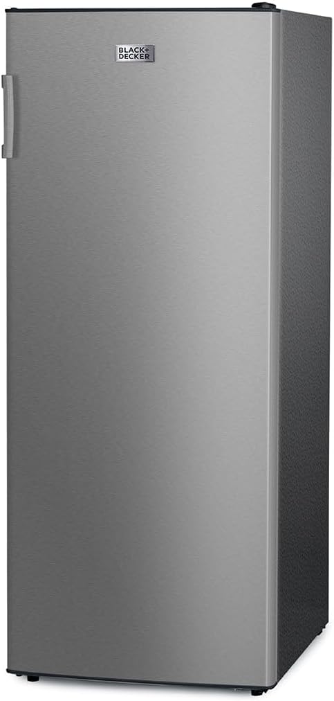 Detalle de BLACK+DECKER BUF850LS 8.5 Cu. Ft. Upright Freezer, Stainless Look